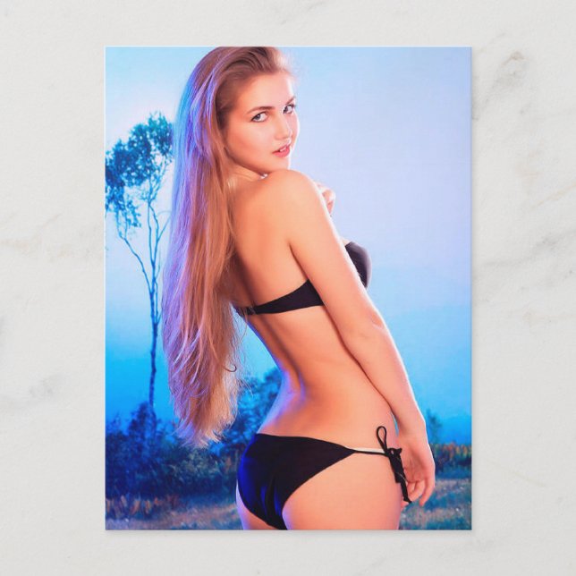 Postal Modelo de febrero del mes (Anverso)