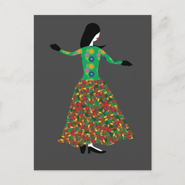 Postal Modelo de Moda 01 (Anverso)