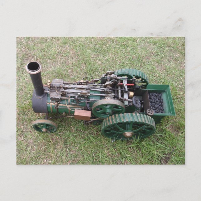 Postal Modelo de motor de tracción (Anverso)