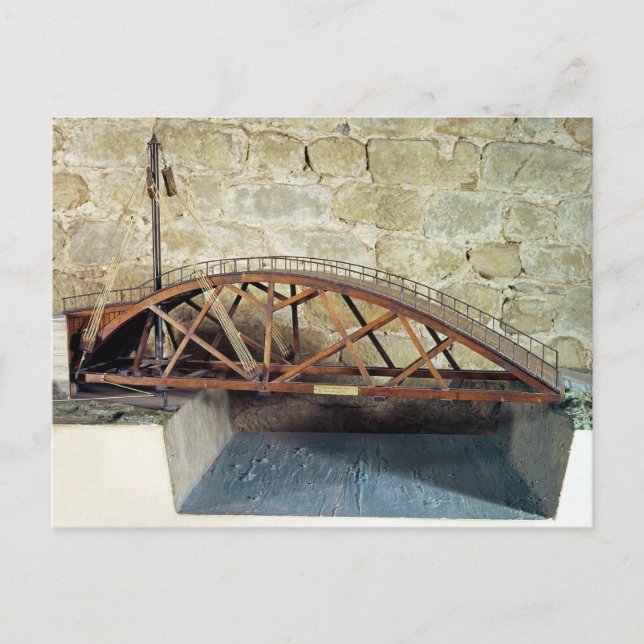 Postal Modelo de puente giratorio (Anverso)