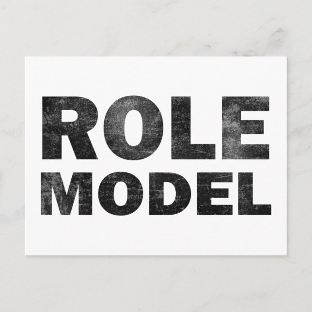 Postal Modelo de rol (Anverso)