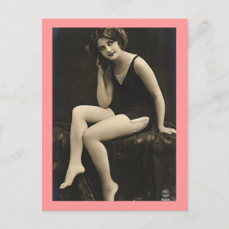Postal Modelo de traje de baño