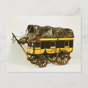 Postal Modelo de un omnibus de cuarenta asientos