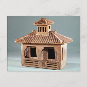 Postal Modelo funerario de una casa, Dinastía Han