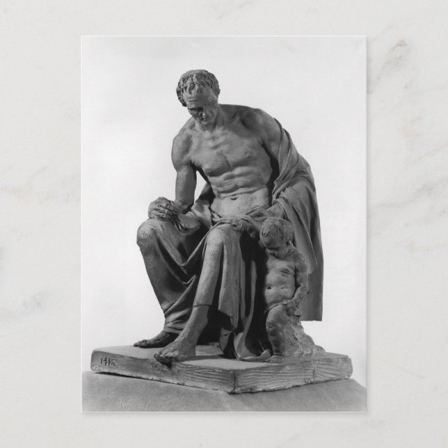 Postal Modelo para un monumento a Jean-Jacques Rousseau (Anverso)