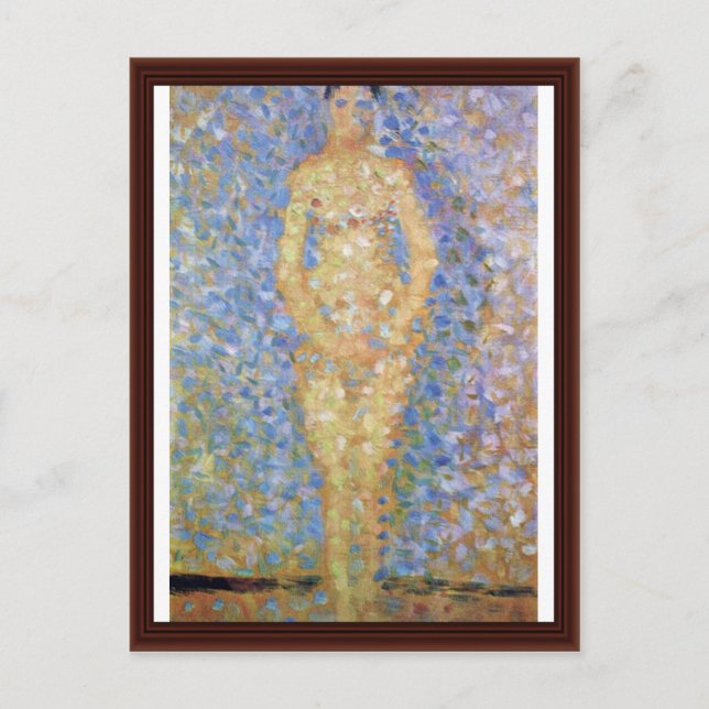 Postal Modelo Permanente (Estudio Para Les Poseuses "") (Anverso)