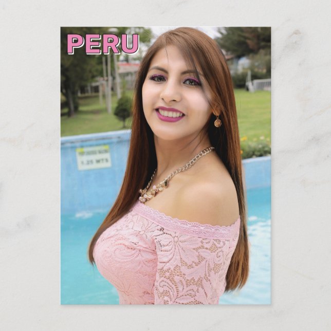 Postal Modelo peruano (Anverso)