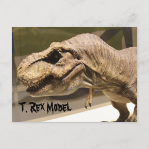 Postal Modelo Tyrannosaurus