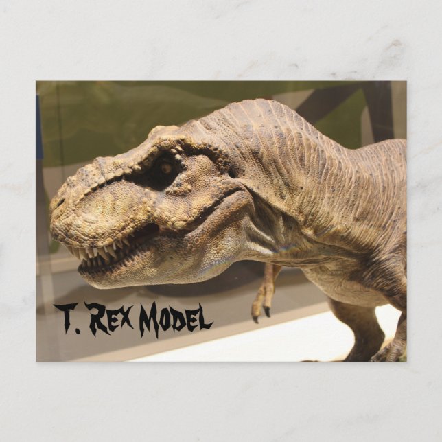 Postal Modelo Tyrannosaurus (Anverso)