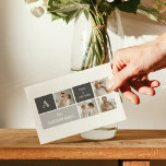Postal Moden 3Collage Photo & Grey Best Family Gift<br><div class="desc">Moden 3Collage Photo & Grey Best Family Gift</div>