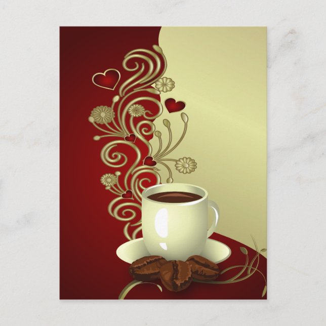 Postal Modern Coffee Lover (Anverso)