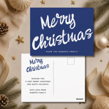 Modern Merry Christmas letra negrita