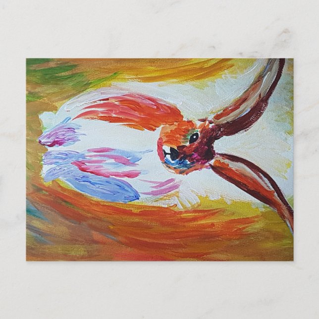 Postal Modern Rabbit (Anverso)