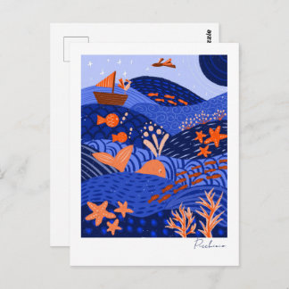 Postal Modern Vibrant Dreamscape