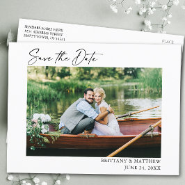 Postal Moderna Caligrafía Tinta Fotografía De La Pluma Gu