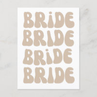 Moderna cosecha de bachillerato retro de novia