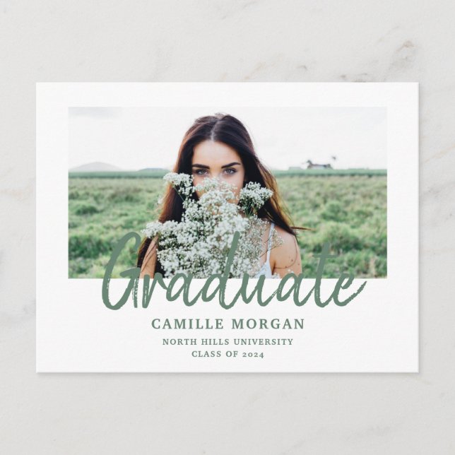 Postal moderna de Invitación fotográfica 2024 (Anverso)