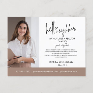 Postal moderna de Real Estate Broker