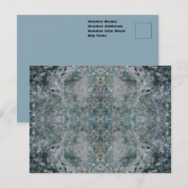 Postal Moderna, De Una Especie De Arte Abstracto En Un Se