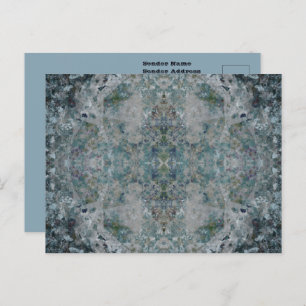 Postal Moderna, De Una Especie De Arte Abstracto En Un Se