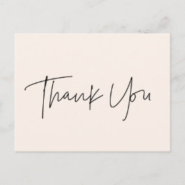 Postal Moderna ducha de bebé minimalista Gracias