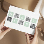 Postal Moderna foto de color mejor regalo para Hubby<br><div class="desc">Modern Collage Photo Mint Best Hubby Gift es una idea de regalo personalizada para los esposos que combina la belleza de un collage de fotos con el encanto de un marco de menta. Este regalo único está diseñado para mostrar los momentos más memorables que comparte la pareja, como su día...</div>