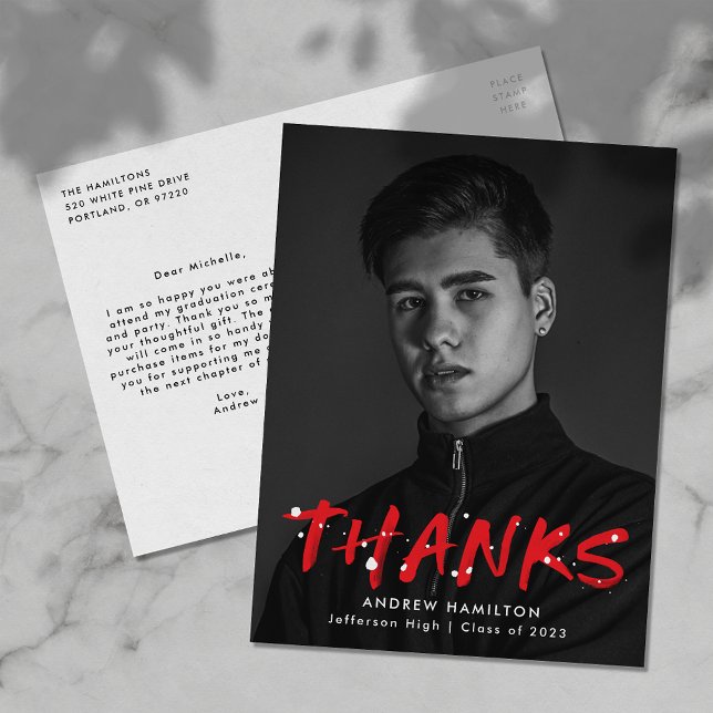 Postal Moderna foto de la plataforma de pintura roja grac (Subido por el creador)