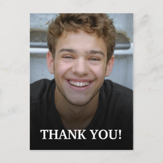 Postal Moderna Graduación Gracias Foto