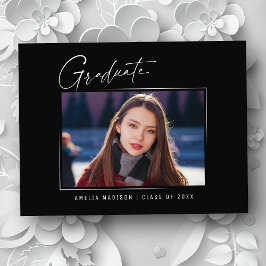 Postal Moderna imagen elegante de escritura de tinta Mini