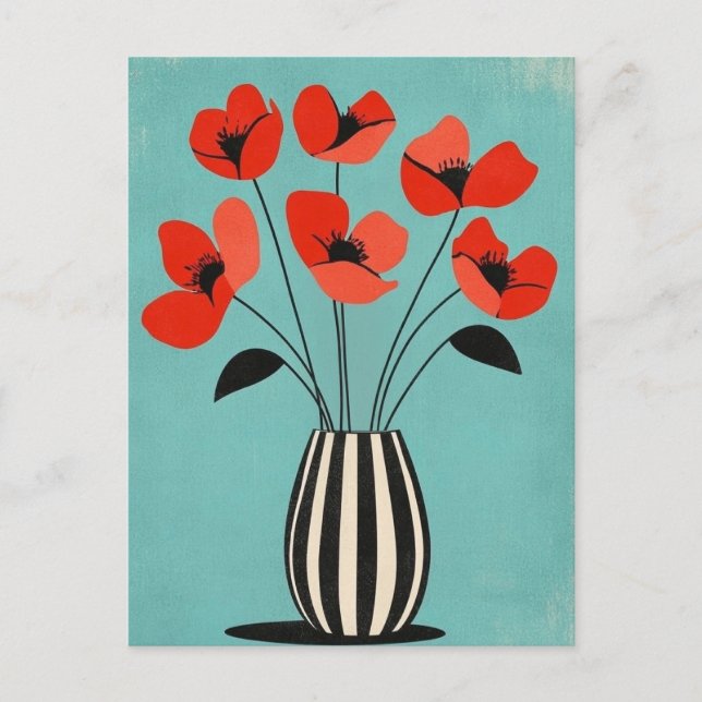 Postal Moderno a Mediados del Siglo #216 (Anverso)