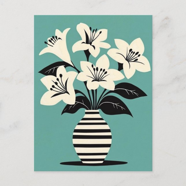 Postal Moderno a Mediados del Siglo #218 (Anverso)