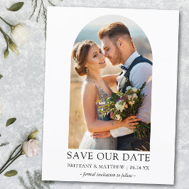 Postal Moderno arco Minimalista de fotos simple salva nue