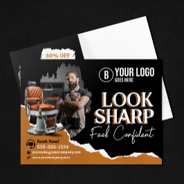 Postal Moderno Barber Shop Silla Hair Stylist Hairdresser