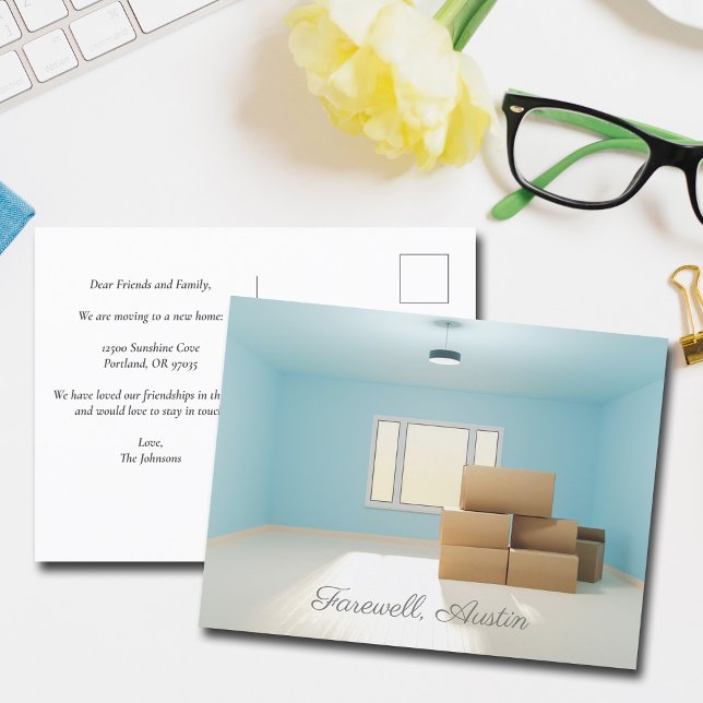 Postal Moderno cambio de dirección Nueva sala de casa (Subido por el creador)