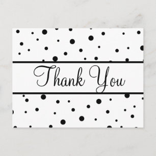 Postal Moderno Inexpensive Glitter Dorado Blanco Gracias