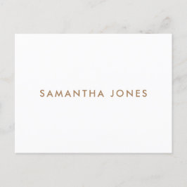 Postal Moderno minimalista