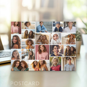 Postal Moderno Minimalista - 20 Colaje de Fotos