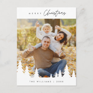 Postal Moderno Minimalista, La Navidad más alegre Foto de