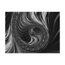 Moderno Razón de Oro Fractal Blanco Nautilus