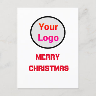Postal MODERNO SIMPLE AGREGAR TU LOGO SIMPLE navidad
