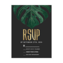 Moderno Tropical Suiza Queso Leaf Gold RSVP