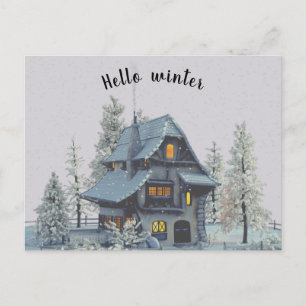 Postal Moderno Vintage Winter Garden Lodge 3