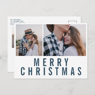 Postal Modernos navidades con estilo en moda de fotos mul