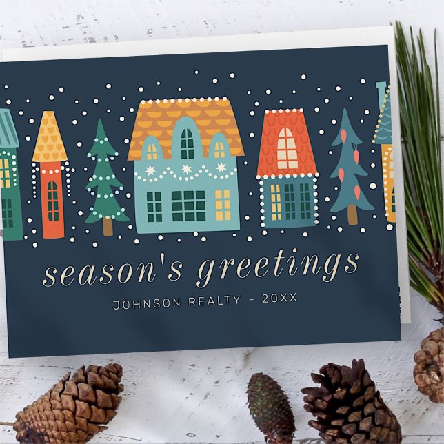 Postal Modernos Navidades de Invierno en Ciudad Empresari (Subido por el creador)