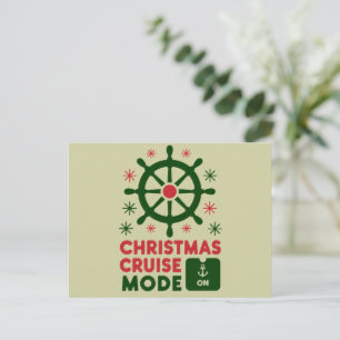 Postal Modo De Crucero De navidades En Navidades De Buque