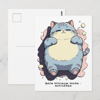 Postal Modo de Mínimo Activado – Estado de Ánimo Relatabl