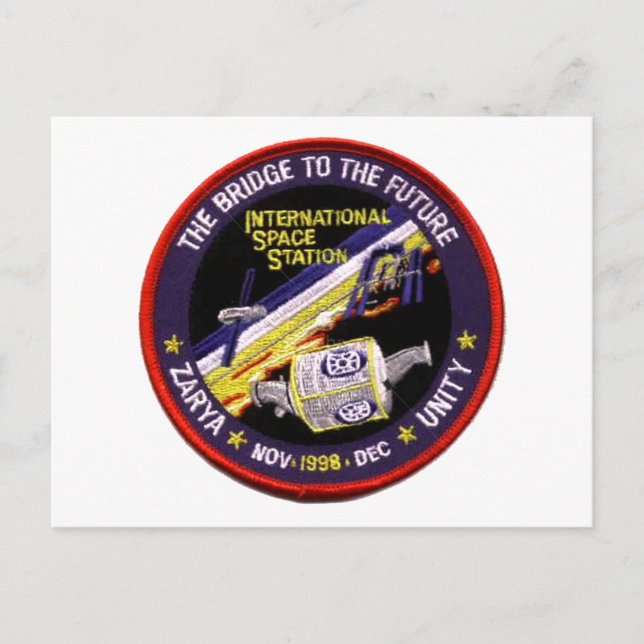 Postal Módulos Zarya-Unity de la ISS (Anverso)