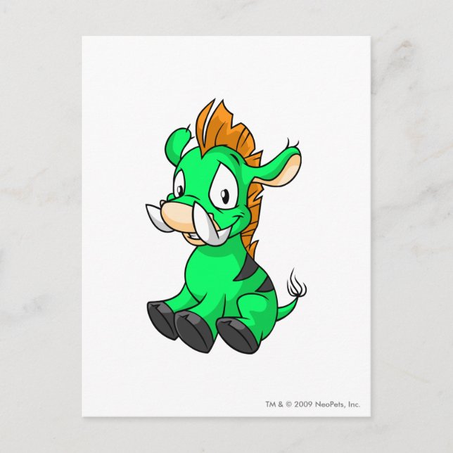 Postal Moehog Green (Anverso)