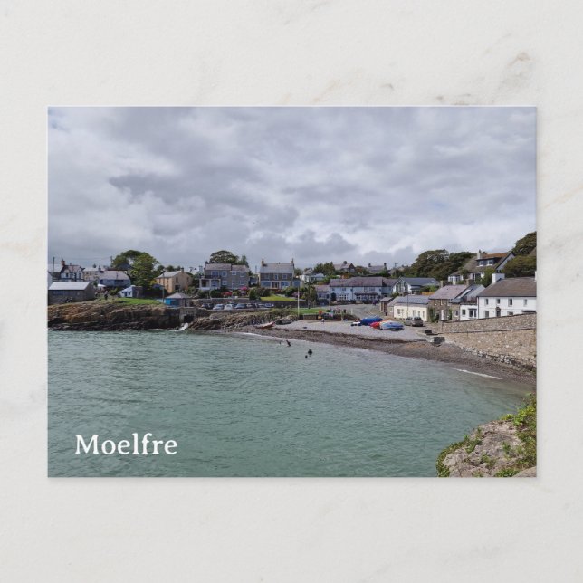 Postal Moelfre, Anglesey (Anverso)