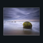 Postal Moeraki Boulders Sunrise Seascape<br><div class="desc">Estación de salida de sol de Moeraki boulders</div>
